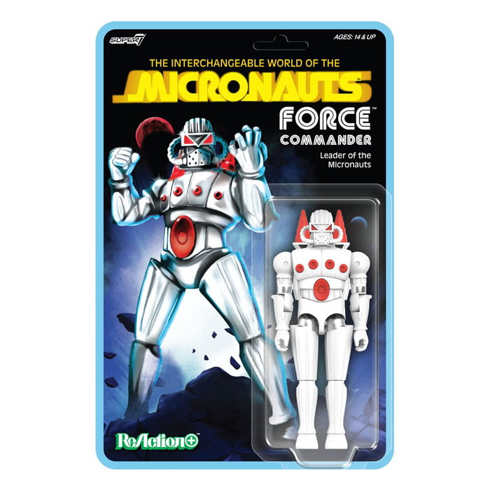 Super7 Micronauts ReAction+ Force Commander 9 cm