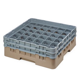 CAMBRO Cesta de lavado 36 compartimentos Beige