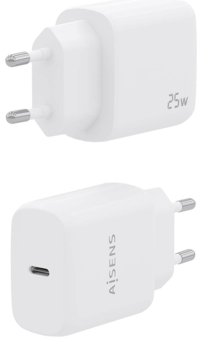Aisens Cargador USB-C PD3.0 25W Blanco A110-0756
