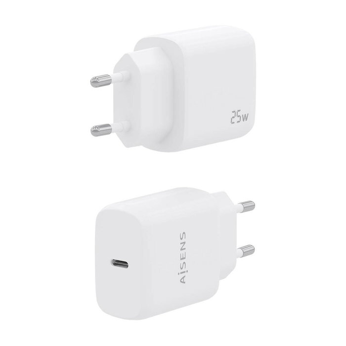 Aisens Cargador USB-C PD3.0 25W Blanco A110-0756