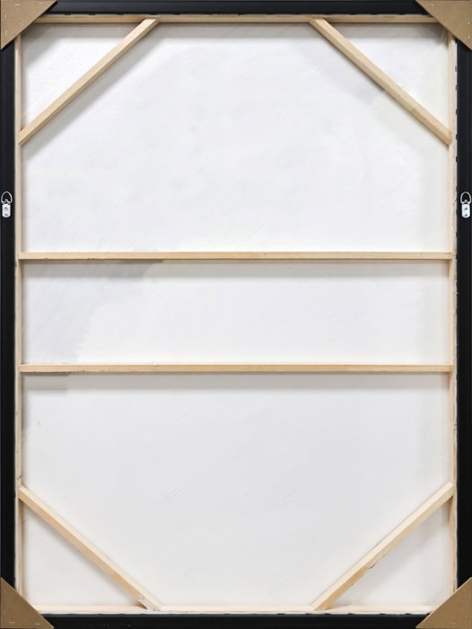 DKD Home Decor Cuadro Abstracto de Relieve Rojo