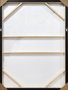 DKD Home Decor Cuadro Abstracto de Relieve Rojo