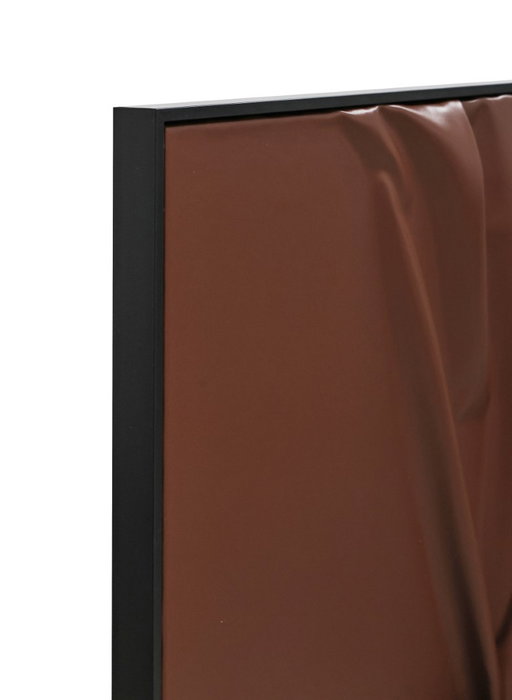 DKD Home Decor Cuadro Abstracto de Relieve Rojo