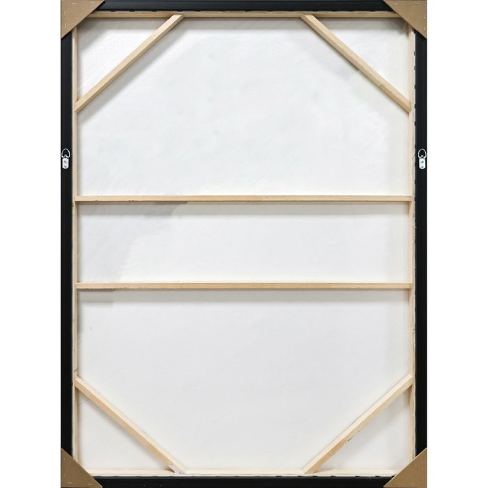 DKD Home Decor Cuadro Abstracto de Relieve Rojo
