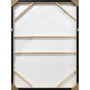 DKD Home Decor Cuadro Abstracto de Relieve Rojo