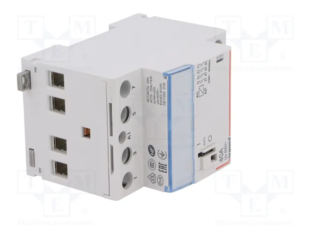 Legrand 412553 CX3 Schtz 230V 40A 4S Interruptor Manual