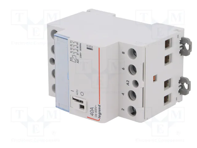 Legrand 412553 CX3 Schtz 230V 40A 4S Interruptor Manual