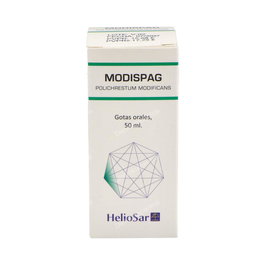 HELIOSAR Modispag Polichrestum Modificans Gotas 50 ml - Complemento Alimenticio con Vitamina B6, Cromo - Función Psicológica Normal, Reduce Cansancio