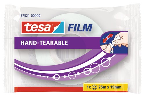 Tesa Cinta Adhesiva Transparente 25m x 19mm