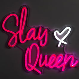 The Concept Factory Neón Led Usb Slay Queen Colección Neon Plástico