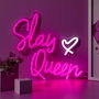 The Concept Factory Neón Led Usb Slay Queen Colección Neon Plástico