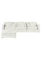 DKD Home Decor Módulo de Sofá Izq/Der Beige con 4 Cojines