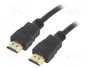 Gembird Cable HDMI de 4,5 m con conectores tipo A estándar, Negro