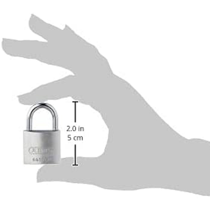 Abus Candado 64TI/30 Titalium con Cuerpo de Aluminio