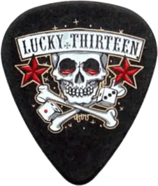 Dunlop Púas Lucky 13 Series II Skull Dice Pack 36 - 0.60 Mm