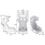 OMP Asiento Racing HTE EVO S VTR Negro Talla S