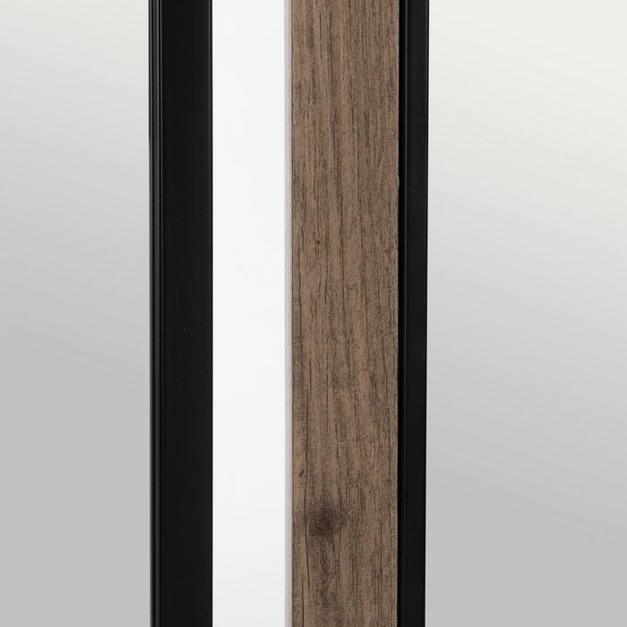 Espejo Natural-Negro Dm-Metal 70 X 2 X 70 cm