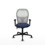 PIQUERAS Y CRESPO Silla de oficina Jorquera Sincro/Traslack Azul marino y Blanco