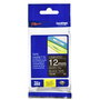 Brother TZe-335 Cinta Laminada 12mm Blanco sobre Negro