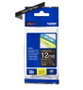 Brother TZe-335 Cinta Laminada 12mm Blanco sobre Negro