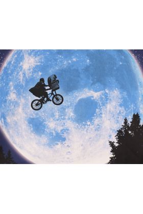 Sd toys Delantal E.T. El Extraterrestre Elliott y E.T. en bicicleta sobre la luna con Packaging de Cartón Poliéster Talla Única Ajustable Licencia Oficial
