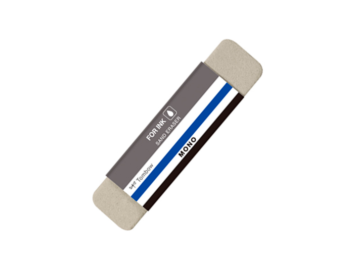 Tombow Goma de borrar Mono con polvo de sílice para tinta, con faja protectora, 13 g