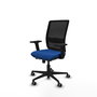 PIQUERAS Y CRESPO Silla de oficina Haches Azul y Negro
