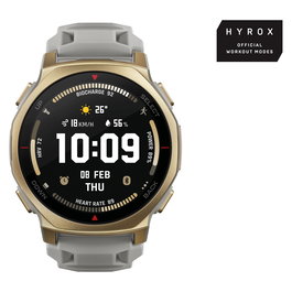 Amazfit T-Rex 3 Pro Smartwatch 44mm Arctic Gold, GPS, AMOLED, Resistente al Agua 10 ATM, Lente de Zafiro, 19 días Batería