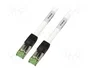 GOOBAY Patch Cord Cat 6a S/FTP 25m Blanco