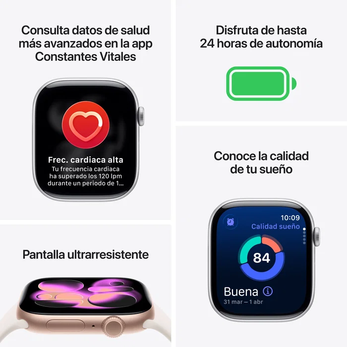Apple Watch Series 11 GPS + Cellular 46mm Oro Rosa Aluminio