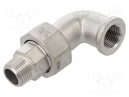 GEBO Codo de 90° en Acero Inoxidable 1.4408 G 3/8