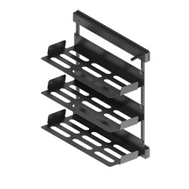 Menage Confort Zapatero Extraíble Bastidor CHIC - Guías Laterales, Acabado Antracita, Mano Izquierda, Altura 650 mm (Ref. 1008.2615)