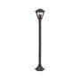 RABALUX Paravento Baliza Exterior Negra de Aluminio con Cristal