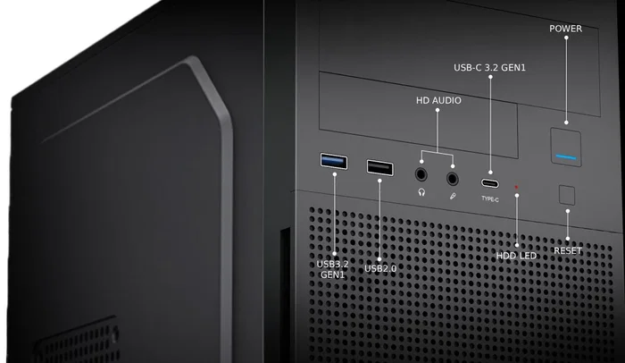 COOLBOX M680 Caja Micro ATX con Fuente 500W Negra