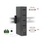 DeLOCK 60686 Hub USB 2.0 con 5 puertos Type-A y protección ESD