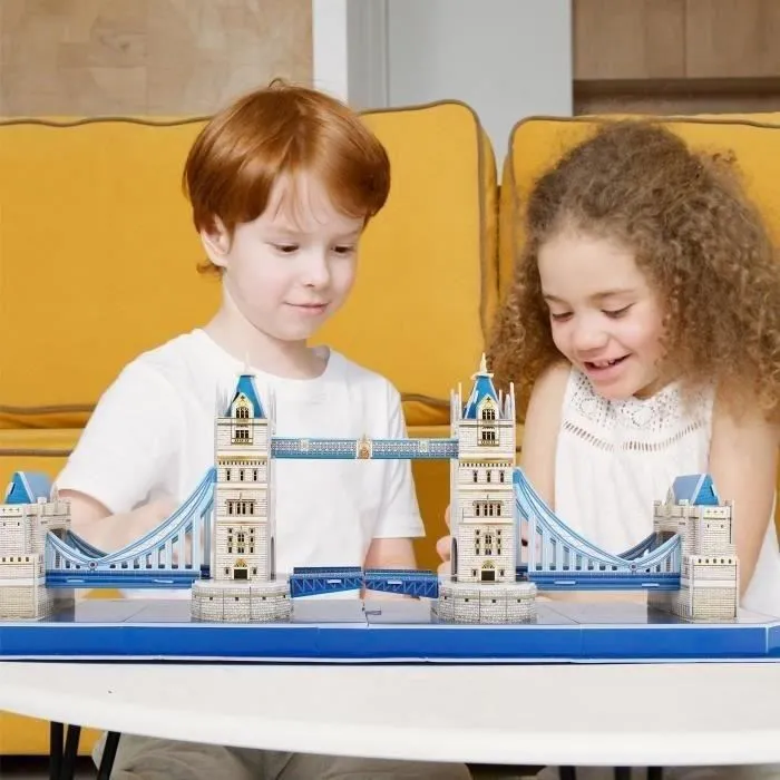 Explora Puzzle 3D Tower Bridge EXP3301045402017 - Juego de construcción de 120 piezas - A partir de 8 años