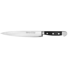 Güde Alpha Cuchillo para Jamón 21 cm Negro/Plata 1765/21