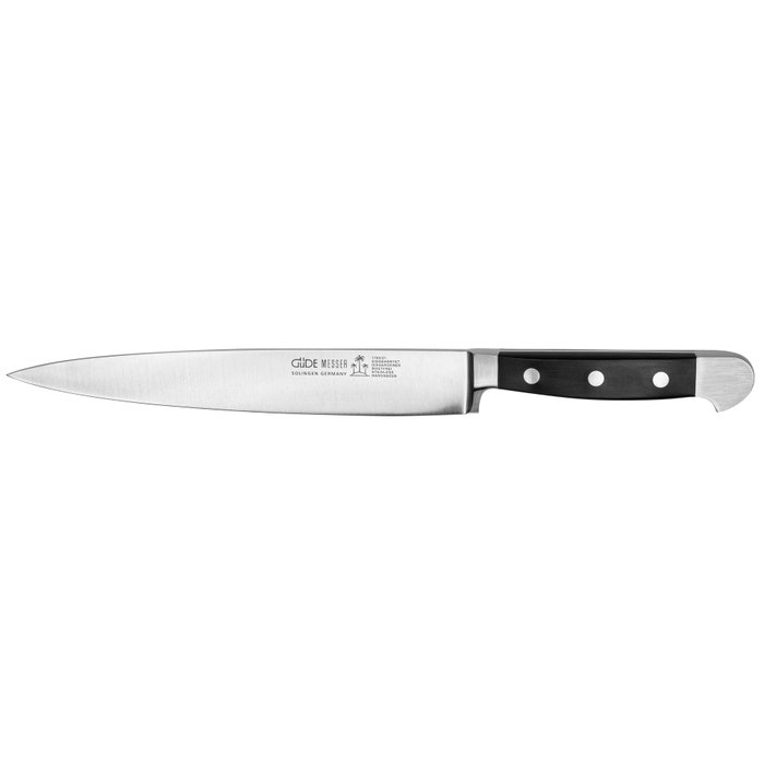 Güde Alpha Cuchillo para Jamón 21 cm Negro/Plata 1765/21 Güde Alpha Cuchillo para Jamón 21 cm Negro/Plata 1765/21