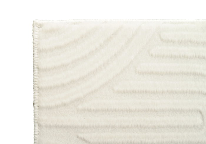 DKD Home Decor Alfombra de Poliéster Crudo 75x175 cm Antideslizante