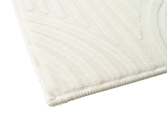 DKD Home Decor Alfombra de Poliéster Crudo 75x175 cm Antideslizante