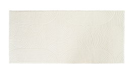 DKD Home Decor Alfombra de Poliéster Crudo 75x175 cm Antideslizante