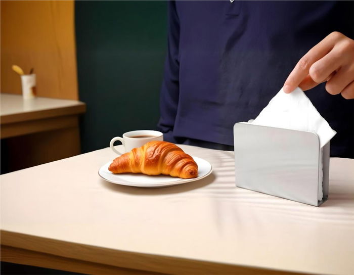 Inde Servilletero Acero Inoxidable 13.2 cm (24 Unidades)