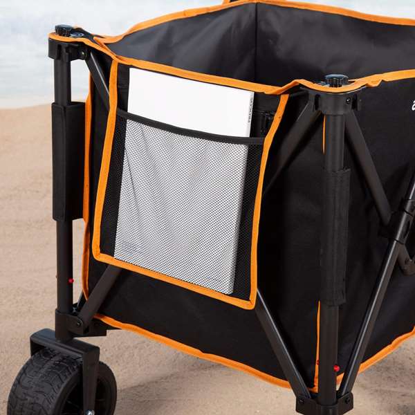 Color Baby Carro de Playa Plegable 52x52x71/105cm con Ruedas 17x10cm para Niños