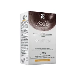 BioNike Shine On Tinte de Coloración Permanente 538 Light Chocolate Brown 145 ml