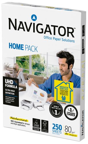 Navigator Home Papel para fotocopiadora DIN A4 80g, 250 hojas