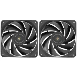 Mars Gaming Pack 2 Ventiladores MF-NCLX2 12cm PWM Silenciosos Rodamiento FDB