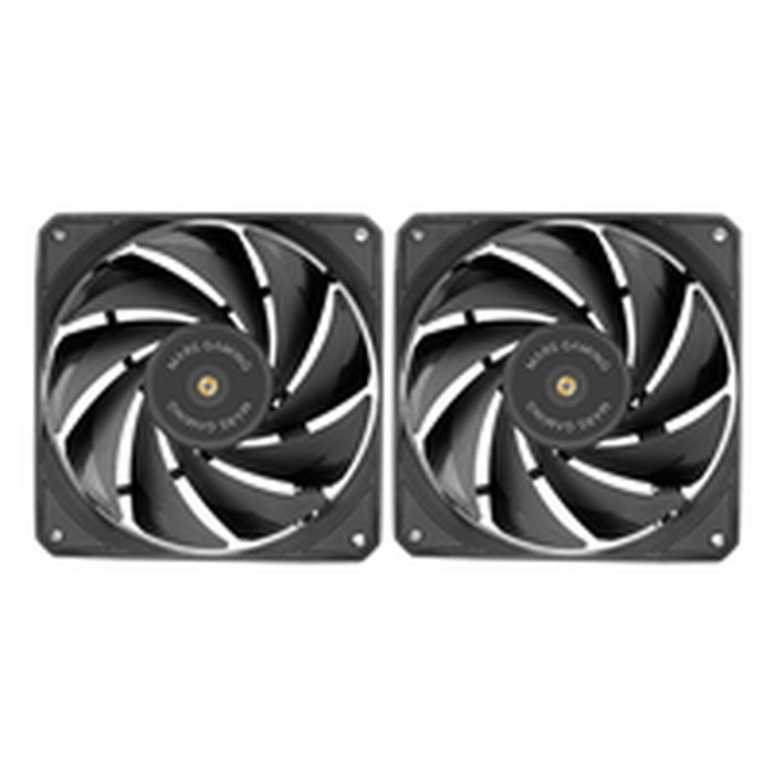 Mars Gaming Pack de 2 Ventiladores MF-NCLX2 de 120 mm Negro