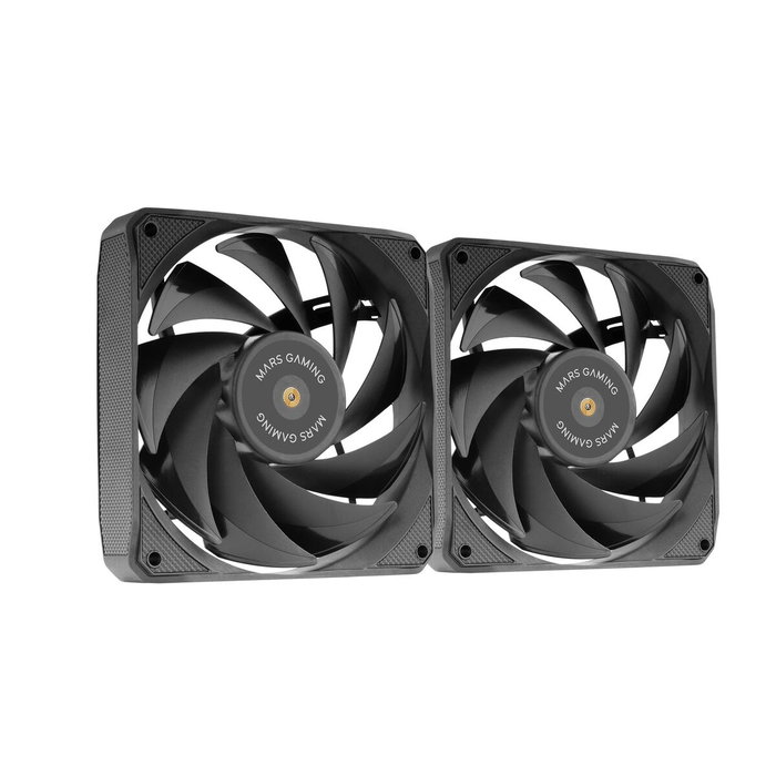 Mars Gaming Pack de 2 Ventiladores MF-NCLX2 de 120 mm Negro