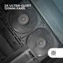 Mars Gaming Pack de 2 Ventiladores MF-NCLX2 de 120 mm Negro