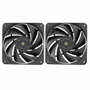 Mars Gaming Pack de 2 Ventiladores MF-NCLX2 de 120 mm Negro